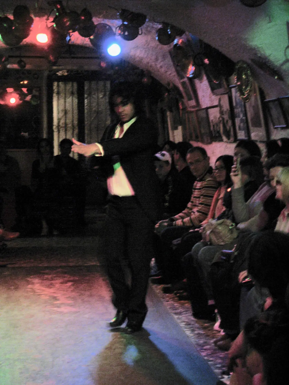 Espectáculo de flamenco en una cueva del Sacromonte
