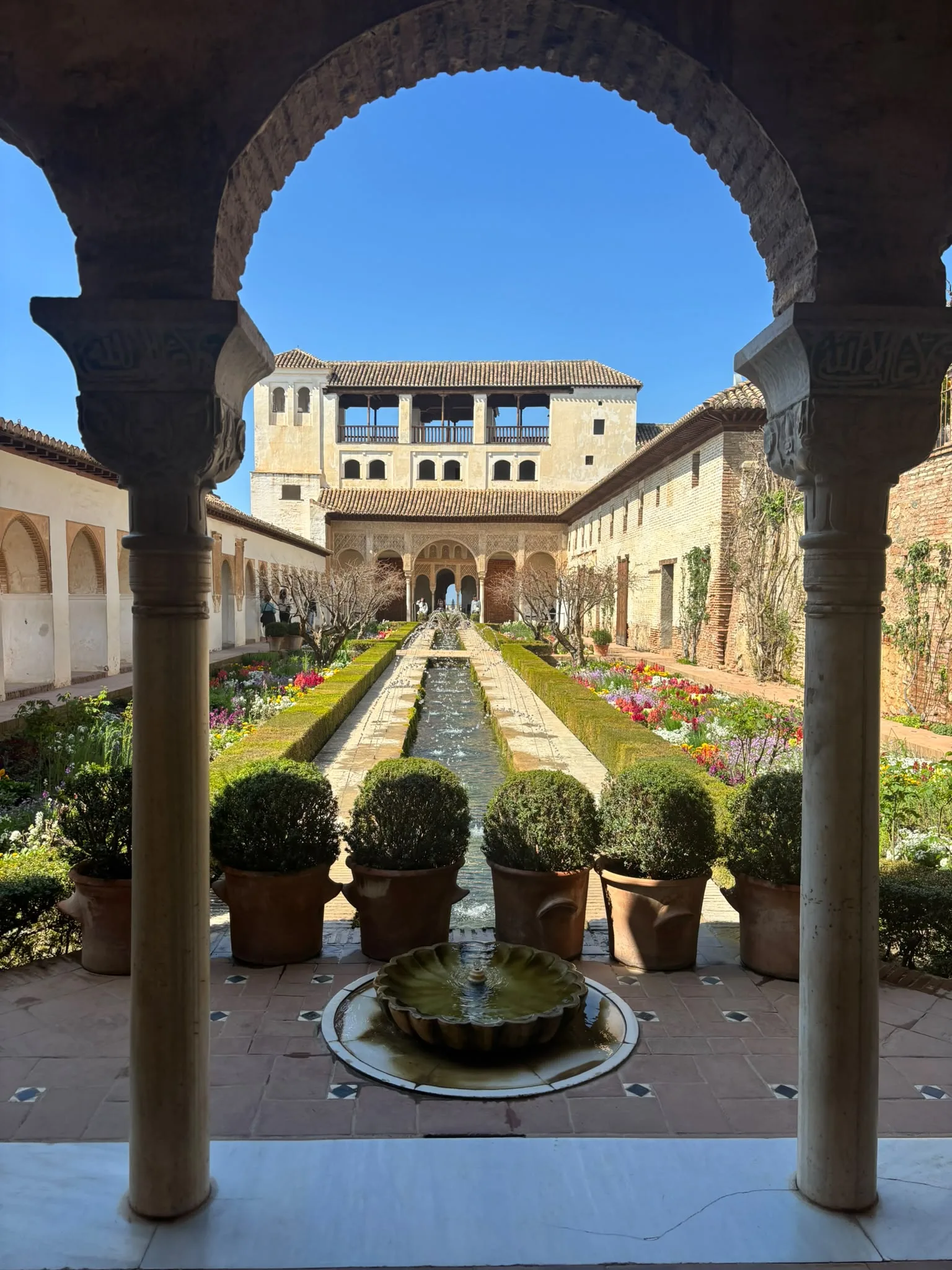 Patio de la Acequia, jardines del Generalife