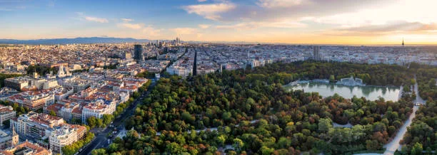 Parque del Retiro y Palacio de Cristal
